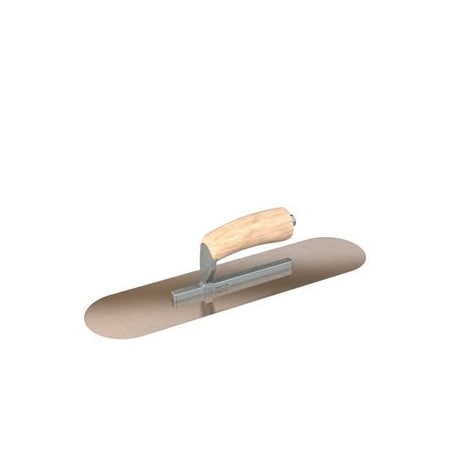 Steel City Trowels By Bon Bon 66-103 Pool Trowel, Golden Stainless, 10 X 3, Wood 66-103